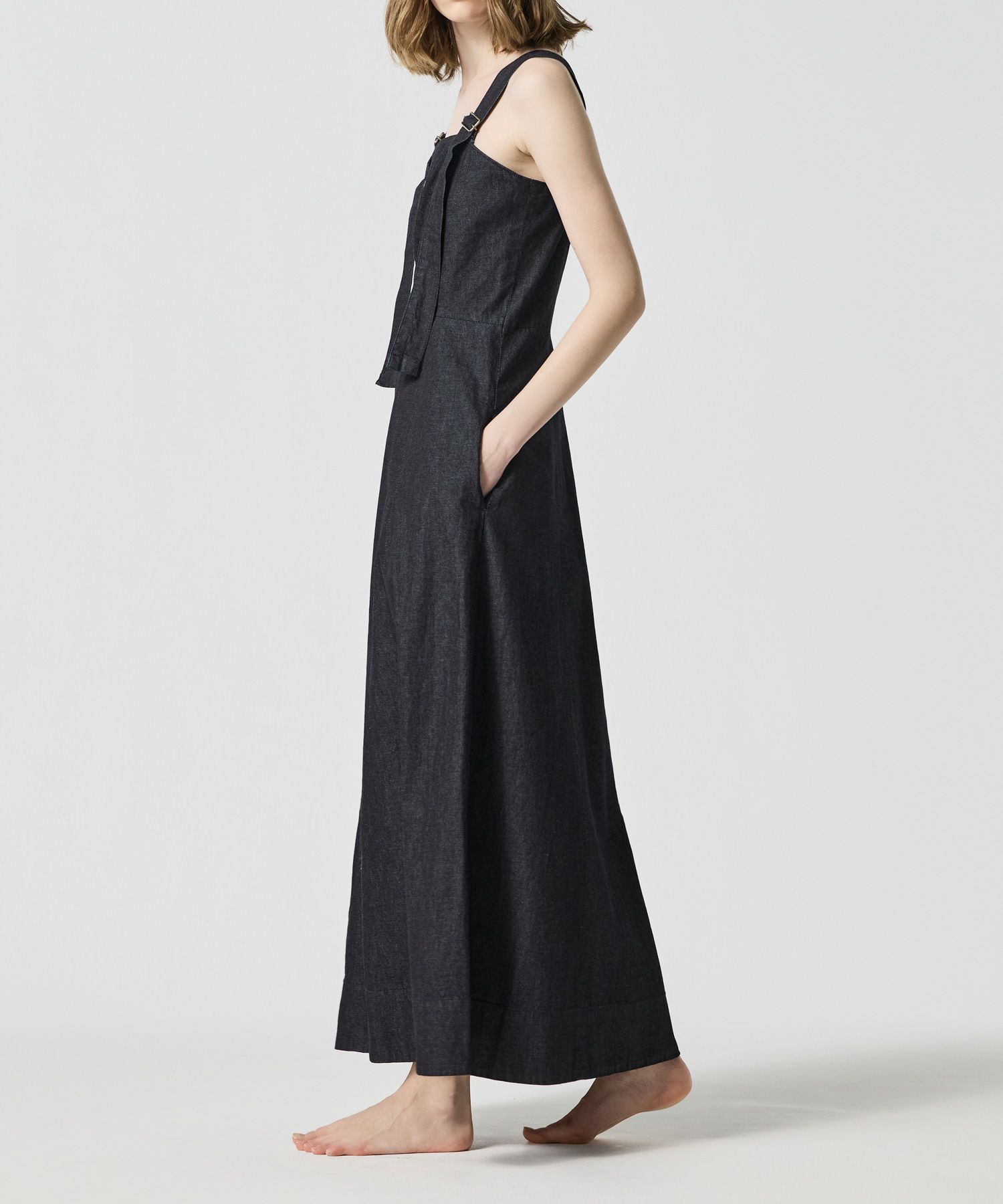 anデニムフレアドレス JAPAN DENIM(ジャパンデニム)】 CORSET FLARE DRESS｜PARIGOT ONLINE