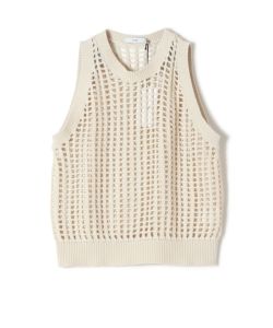 HYKE(ハイク)】 CROCHETED SWEATER TANK TOP｜PARIGOT ONLINE