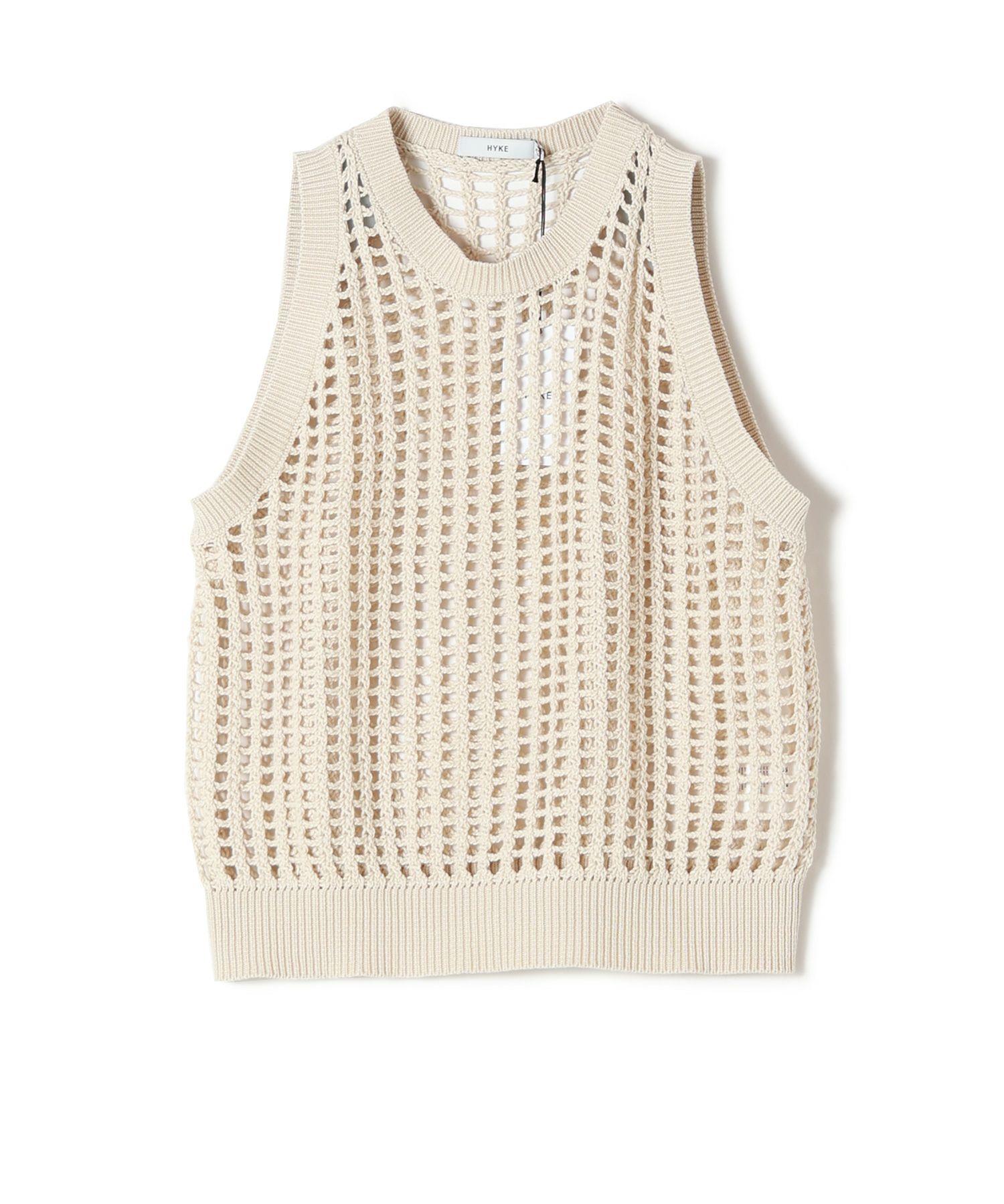 HYKE(ハイク)】 CROCHETED SWEATER TANK TOP｜PARIGOT ONLINE（パリゴ 