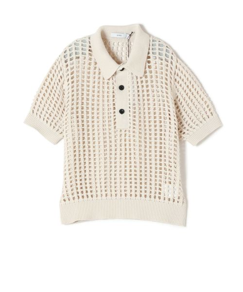 【新品・未使用】HYKE CROSHETED POLO SWEATER HYKE(ハイク)】 CROCHETED POLO SWEATER｜PARIGOT ONLINE
