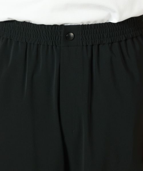 r*a様 新品未使用 HYKE P/R テーパードパンツ ハイク オリーブ スラ HYKE / P/R STRETCH LAYERED PANTS ( BLACK / BEIGE / PLUM