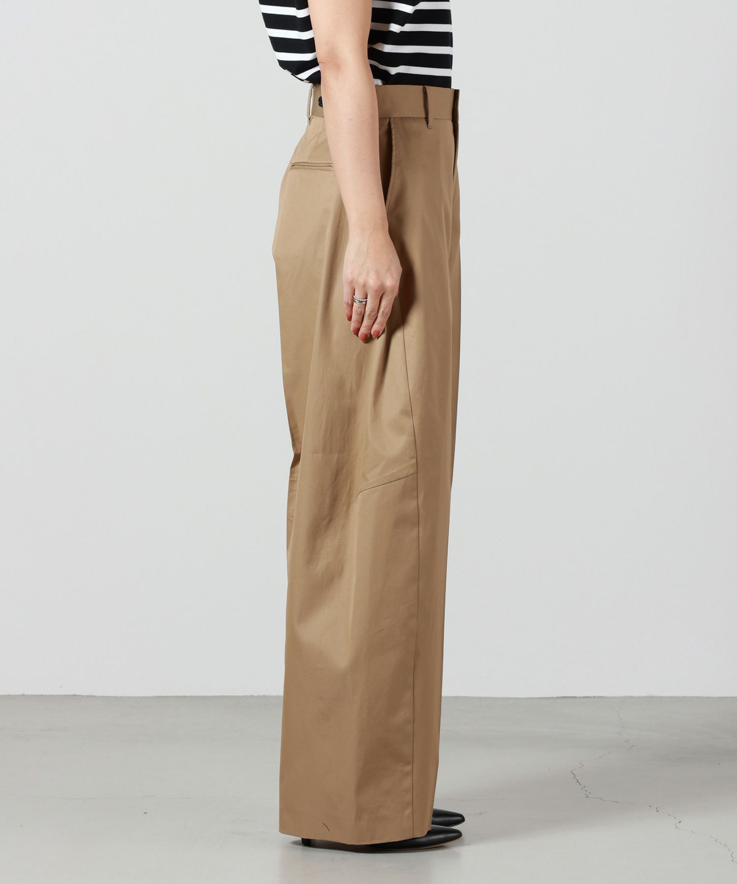 HYKE(ハイク)】 T/C BARREL LEG PANTS｜PARIGOT ONLINE（パリゴ  
