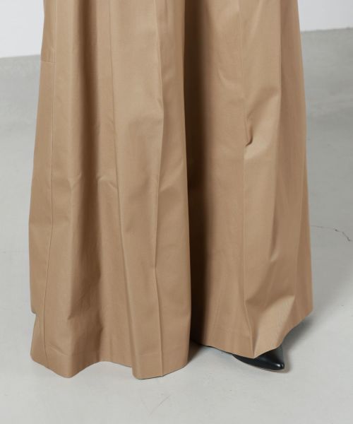 HYKE(ハイク)】 T/C SUPER WIDE LEG PANTS｜PARIGOT ONLINE