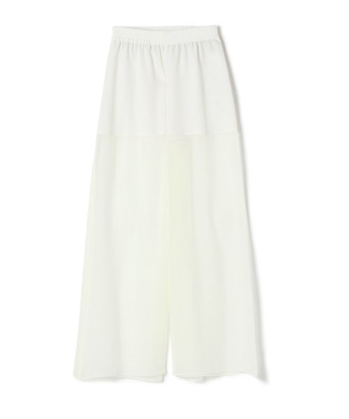 HYKE(ハイク)】 TAFFETA × CHIFFON PANTS｜PARIGOT ONLINE