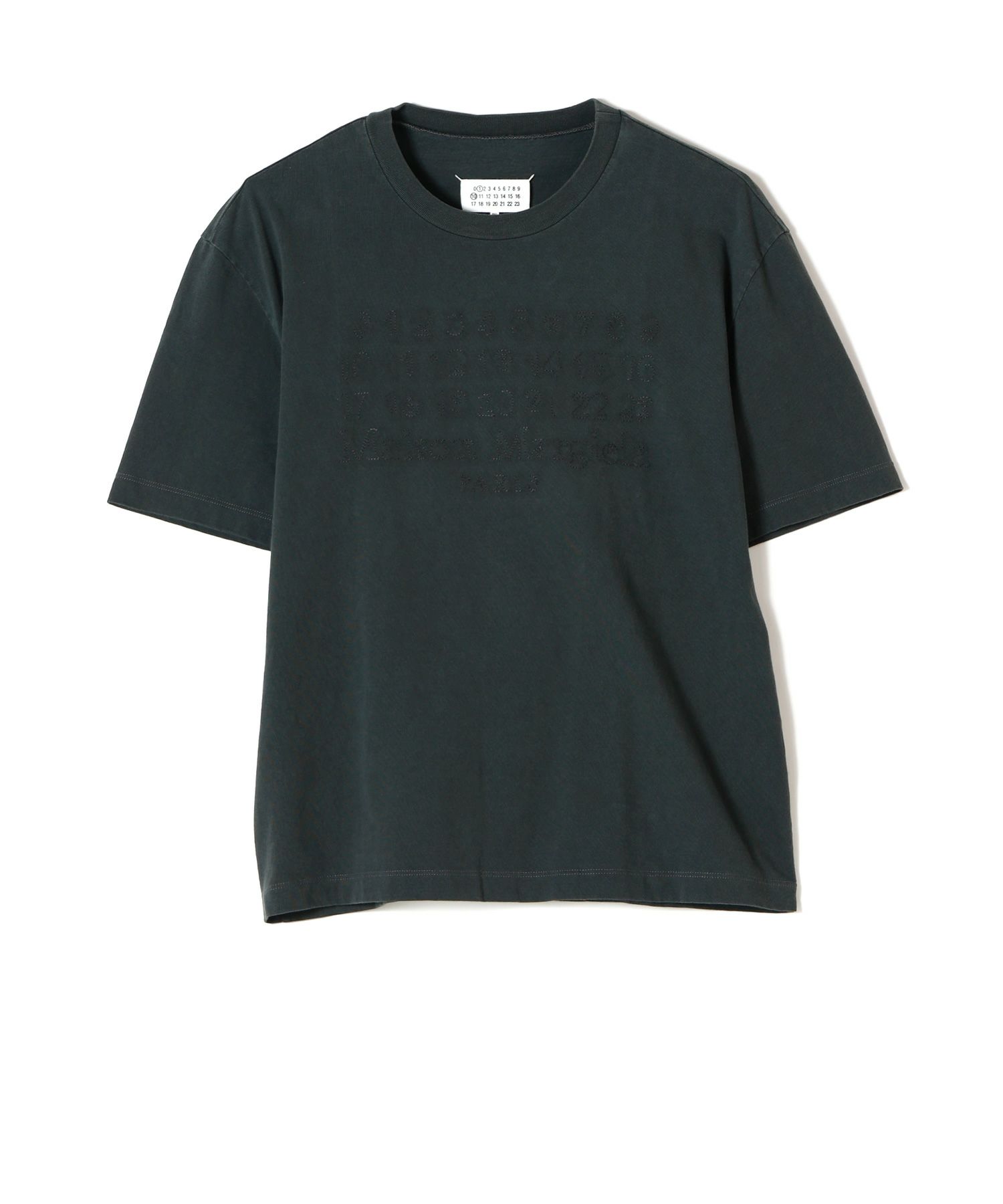 Maison Margiela(メゾンマルジェラ)】 エンブロイダーロゴ Tシャツ 