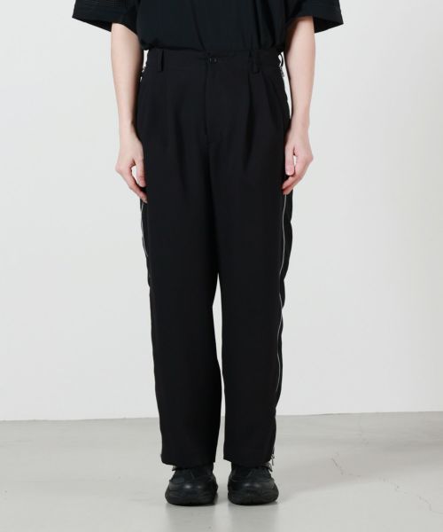 パンツ 08sircus Viscosemad cross side zip pants Viscose mad cross side zip pants – 08sircus