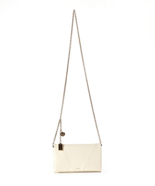 品質一番の Chloe(クロエ)】 グレインレザー製チェーン付きCHLOE SPIN 靴