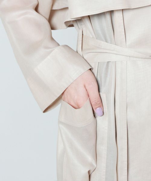 HYKE(ハイク)】 VOILE TRENCH COAT|PARIGOT ONLINE(パリゴ HYKE(ハイク)】 VOILE TRENCH COAT|PARIGOT ONLINE(パリゴ