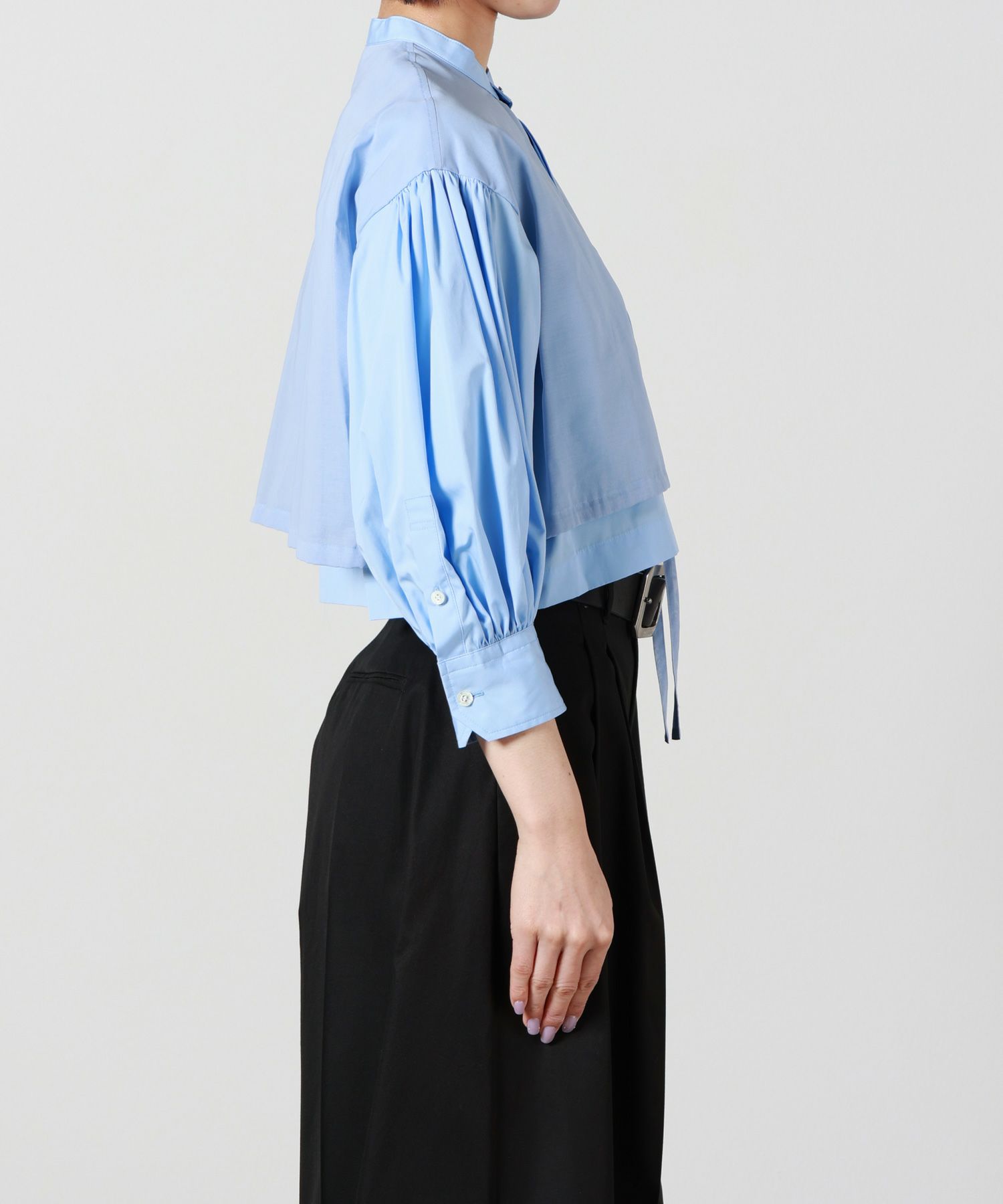 HYKE(ハイク)】 COTTON BALLOON SLEEVE BLOUSE｜PARIGOT ONLINE 