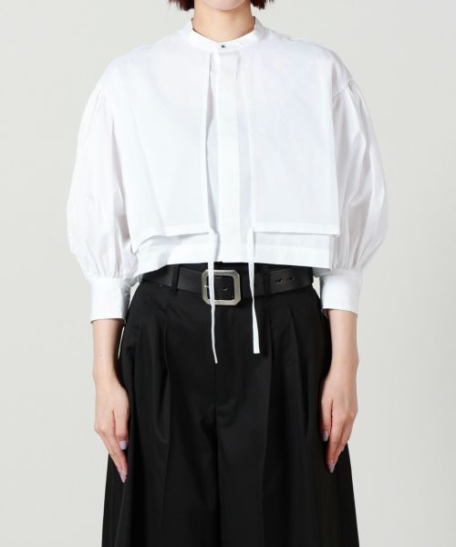 売上実績NO.1 HYKE(ハイク)】 ONLINE BLOUSE｜PARIGOT SLEEVE BALLOON COTTON シャツ/ブラウス(長袖/七分)