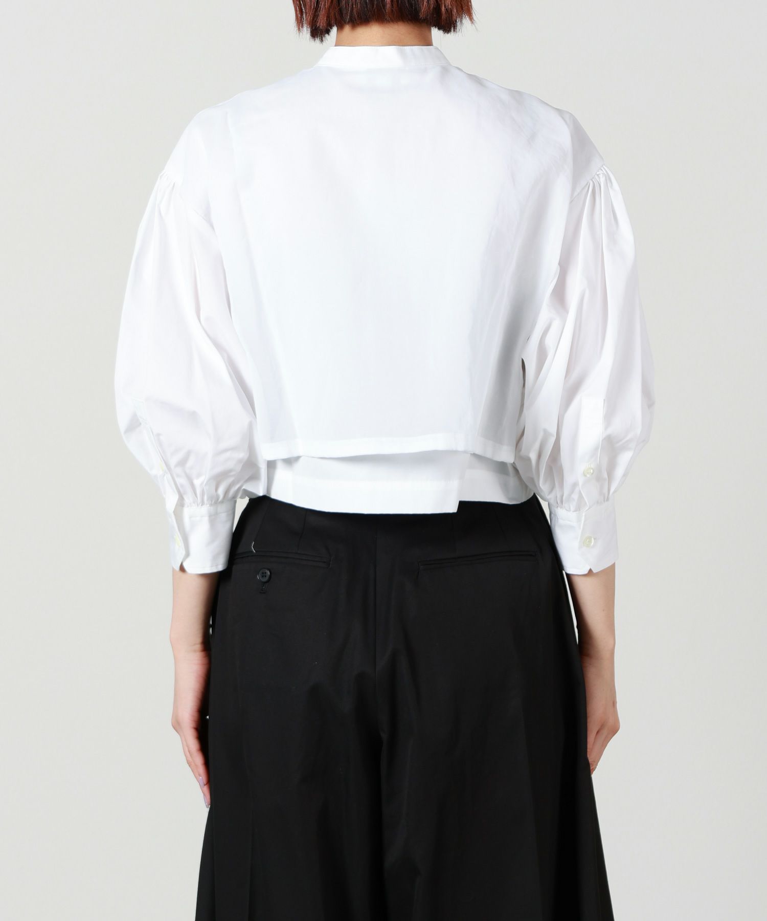 HYKE(ハイク)】 COTTON BALLOON SLEEVE BLOUSE｜PARIGOT ONLINE 