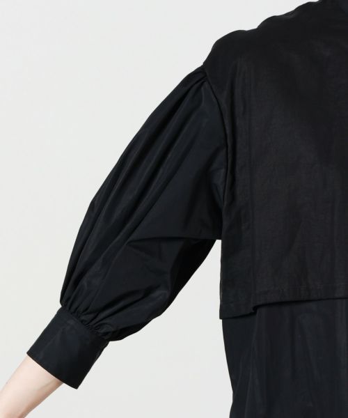 HYKE(ハイク)】 COTTON BALLOON SLEEVE DRESS｜PARIGOT ONLINE