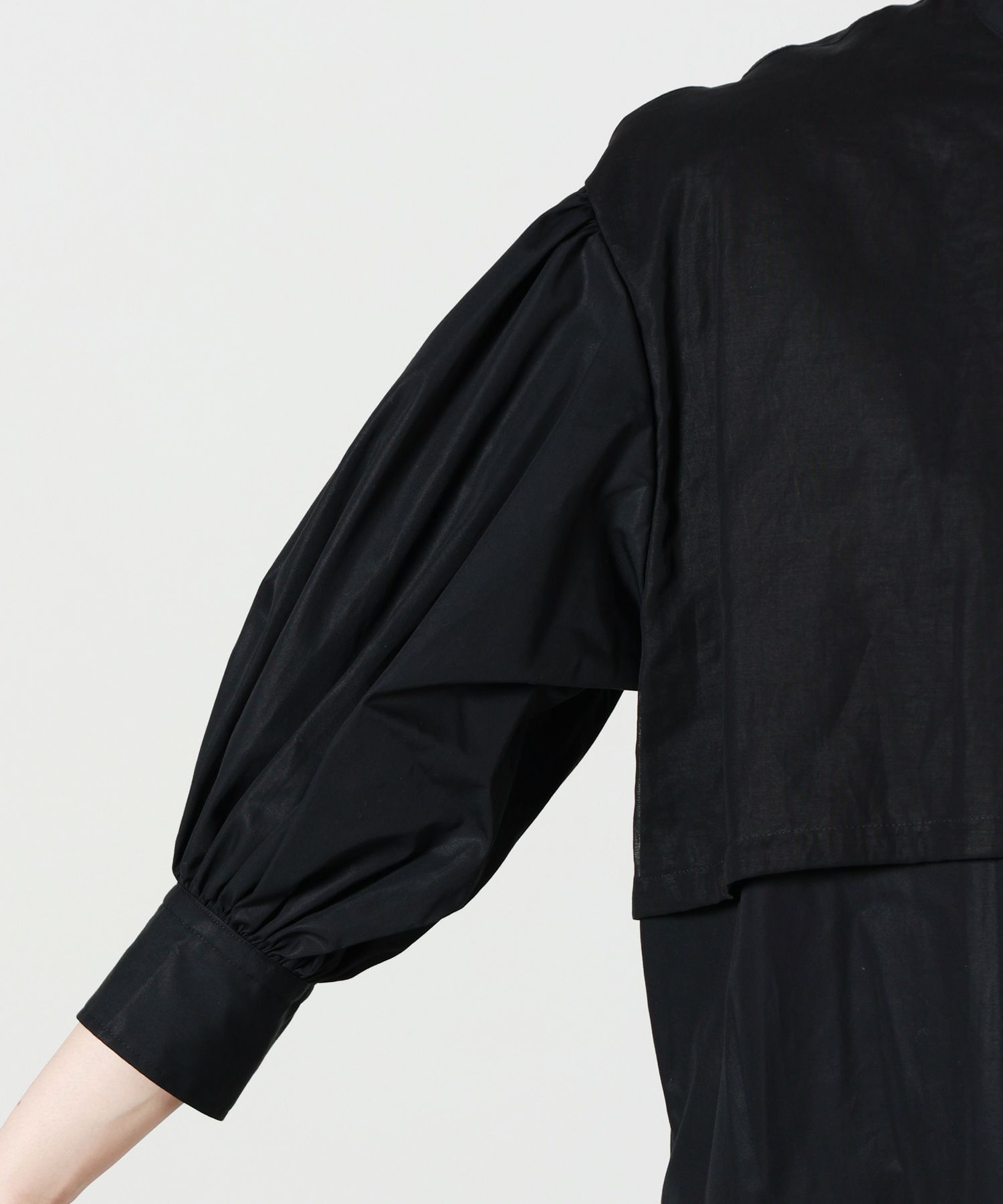 HYKE(ハイク)】 COTTON BALLOON SLEEVE DRESS｜PARIGOT ONLINE（パリゴ  