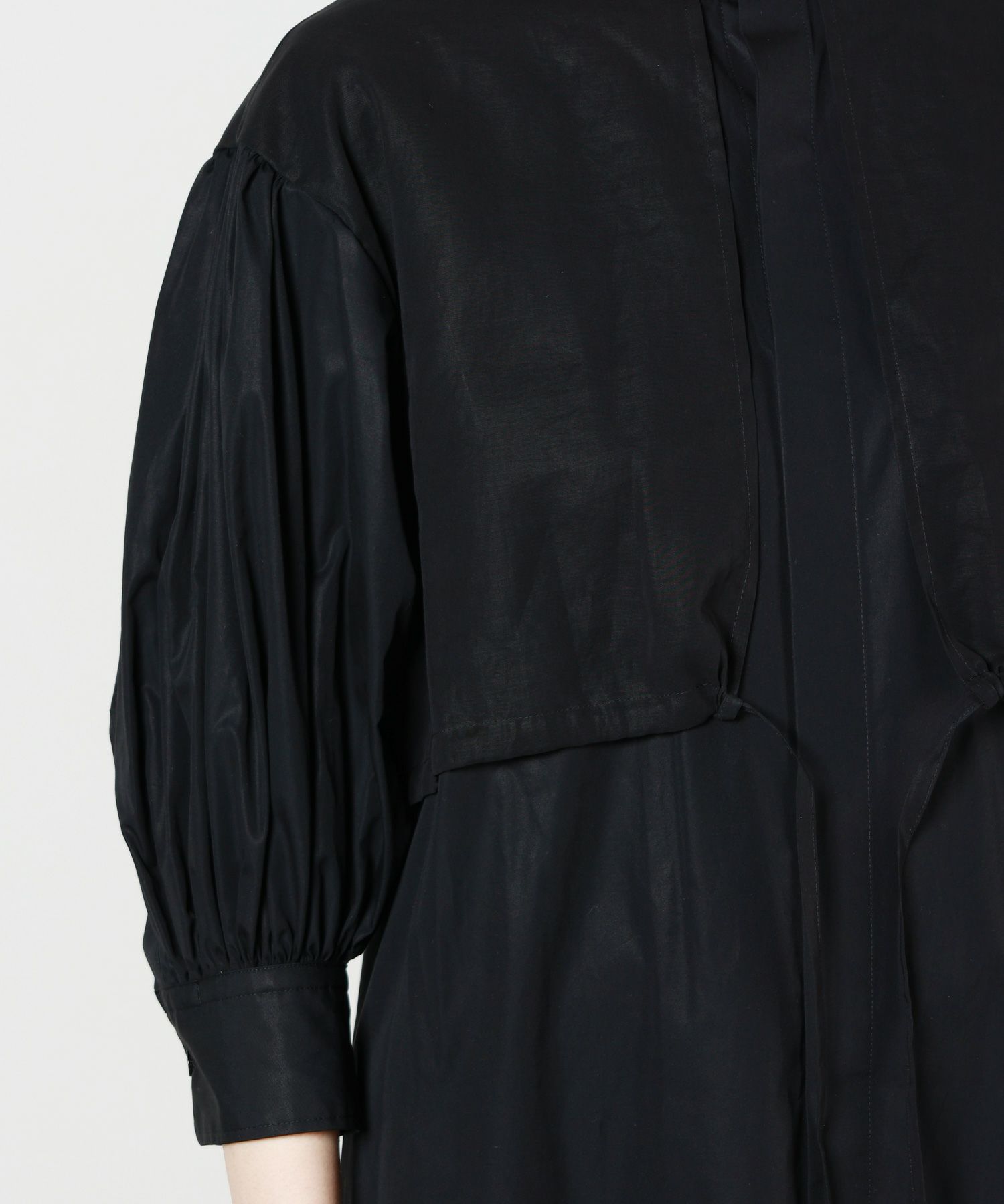 HYKE(ハイク)】 COTTON BALLOON SLEEVE DRESS｜PARIGOT ONLINE（パリゴ  