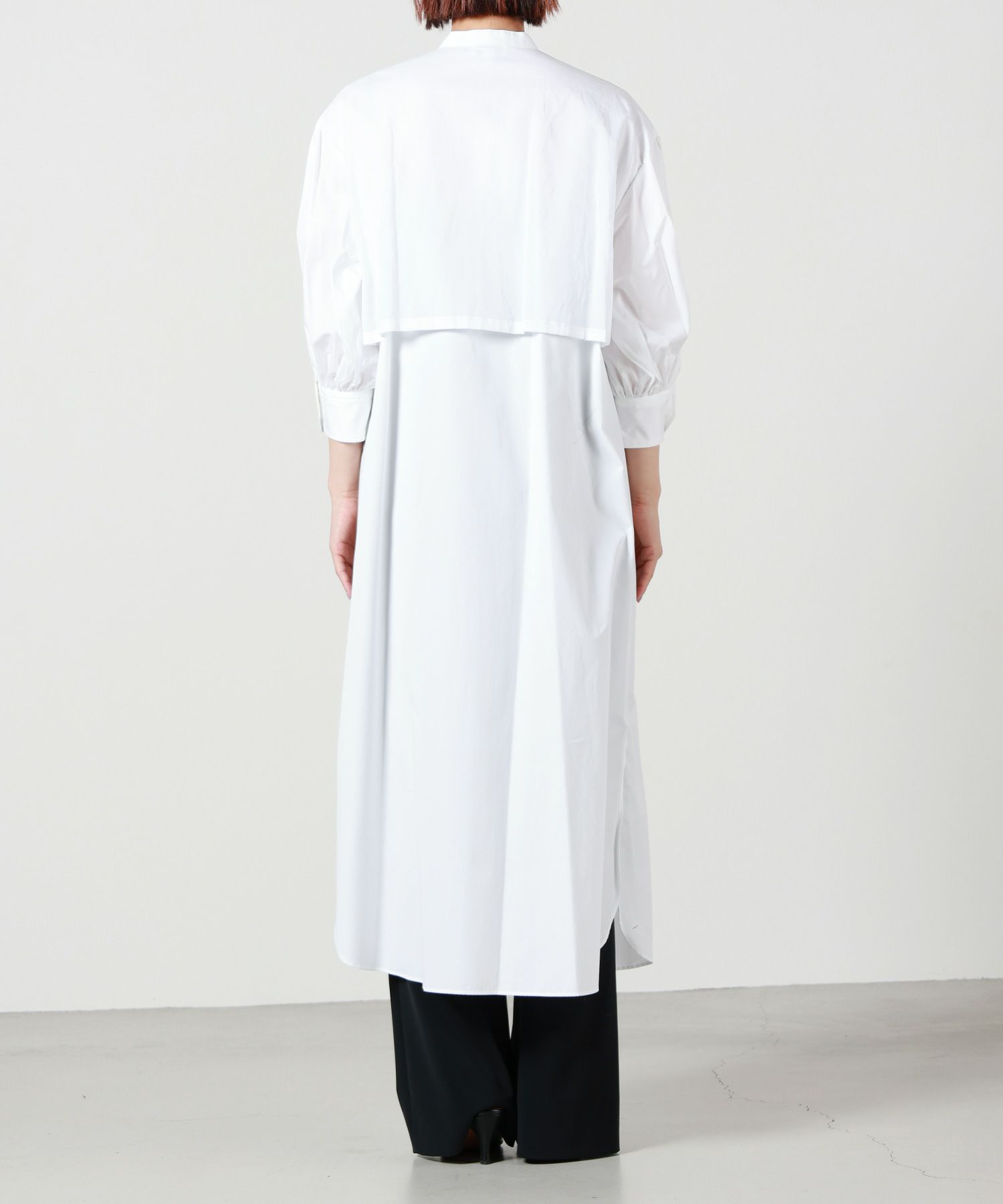 HYKE(ハイク)】 COTTON BALLOON SLEEVE DRESS｜PARIGOT ONLINE（パリゴ  