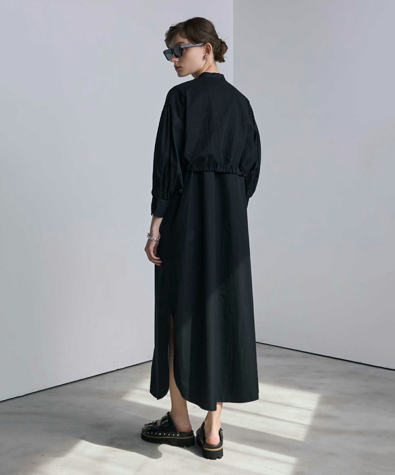 HYKE(ハイク)】 COTTON BALLOON SLEEVE DRESS｜PARIGOT ONLINE（パリゴ  