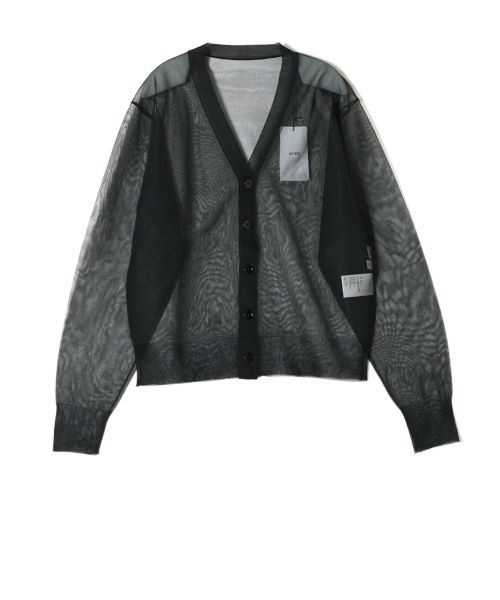 HYKE ウールニットカーディガン HYKE(ハイク)】 RIBBED KNIT WOOL CARDIGAN｜PARIGOT ONLINE