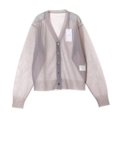 HYKE(ハイク)】 SHEER SWEATER CARDIGAN｜PARIGOT ONLINE