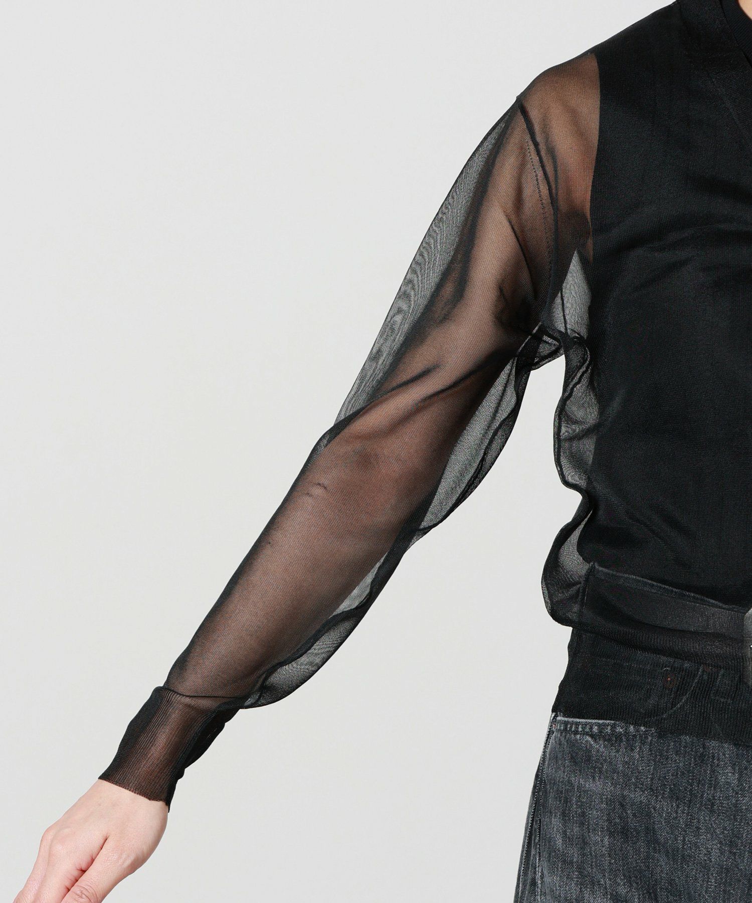 HYKE(ハイク)】 SHEER SWEATER CARDIGAN｜PARIGOT ONLINE（パリゴ