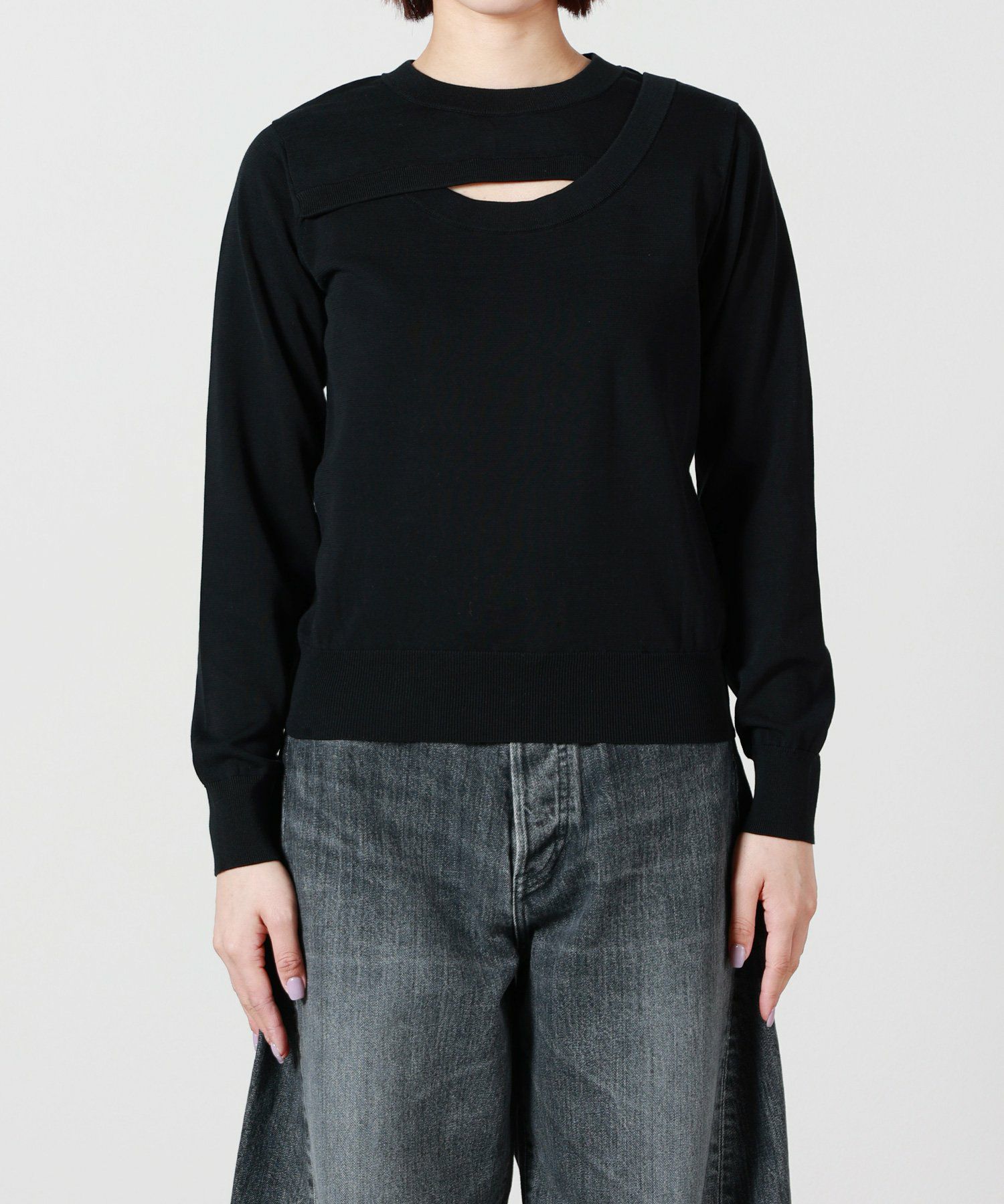 HYKE(ハイク)】 CREW NECK SWEATER｜PARIGOT ONLINE（パリゴオンライン） 