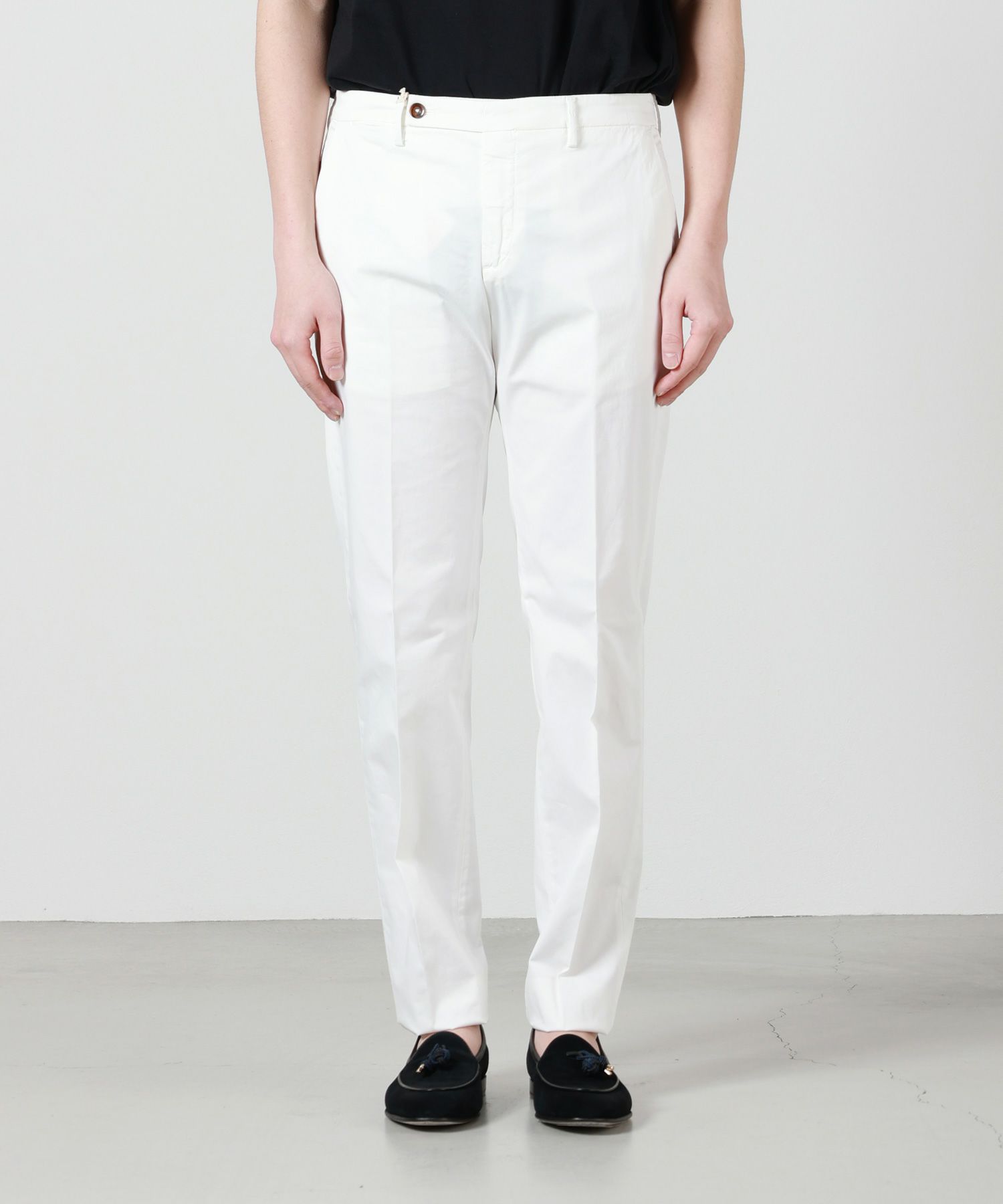 BRIGLIA 1949(ブリリア1949)】 テーパードコットンパンツ ERCOLANO