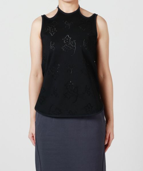 Mame Kurogouchi(マメ クロゴウチ)】 Eyelet Jersey Jacquard