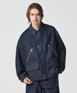 H1051◾️ジャンポールゴルチエ　ショート丈半袖デニムジャケット H1051◾️ジャンポールゴルチエ ショート丈半袖デニムジャケット me+em