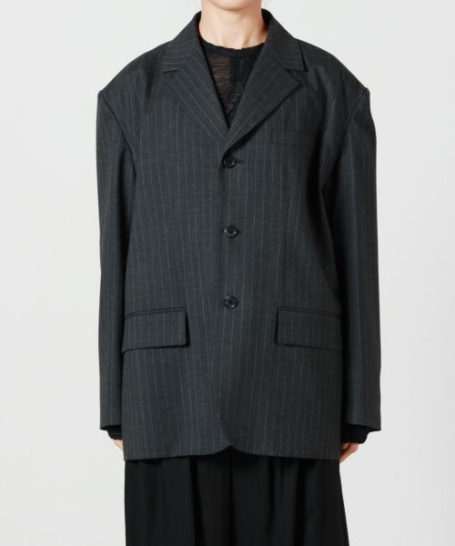 INSCRIRE(アンスクリア)】 WOOL BACK OPEN JK｜PARIGOT ONLINE