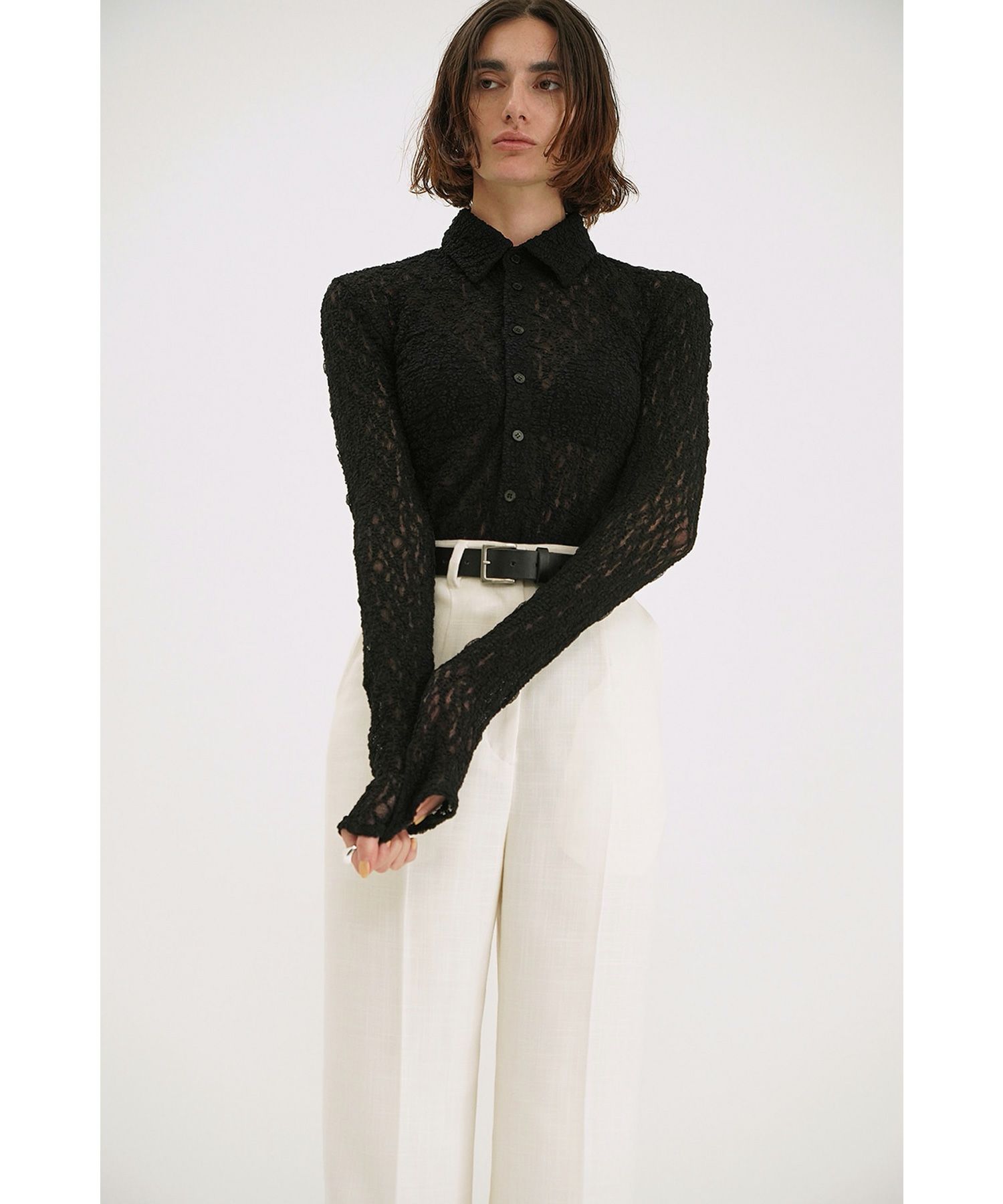 CLANE(クラネ)】 LADY LACE SHIRT｜PARIGOT ONLINE（パリゴオンライン）