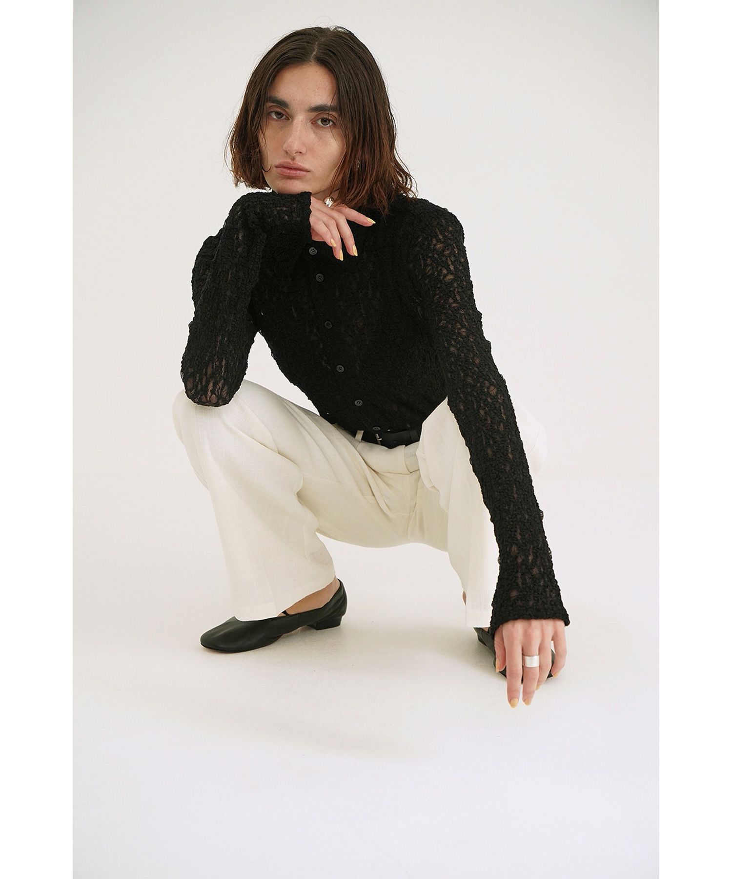 CLANE(クラネ)】 LADY LACE SHIRT｜PARIGOT ONLINE（パリゴオンライン）
