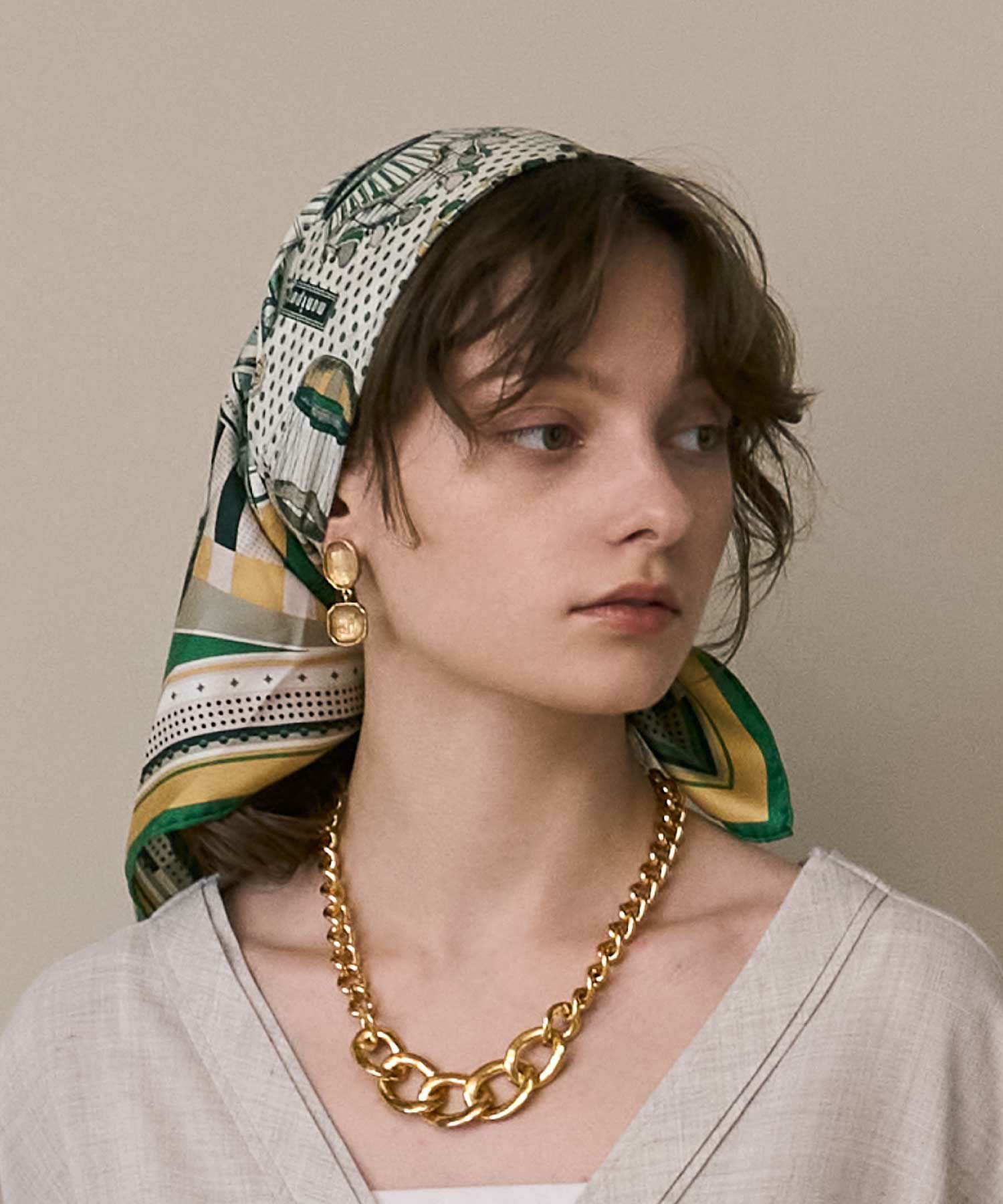 マニプリスカーフ バルーンフェスティバル 65×65 美品 manipuri