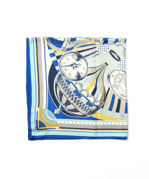 manipuri(マニプリ)】 ＜シルクスカーフ88＞バルーンジャーニー