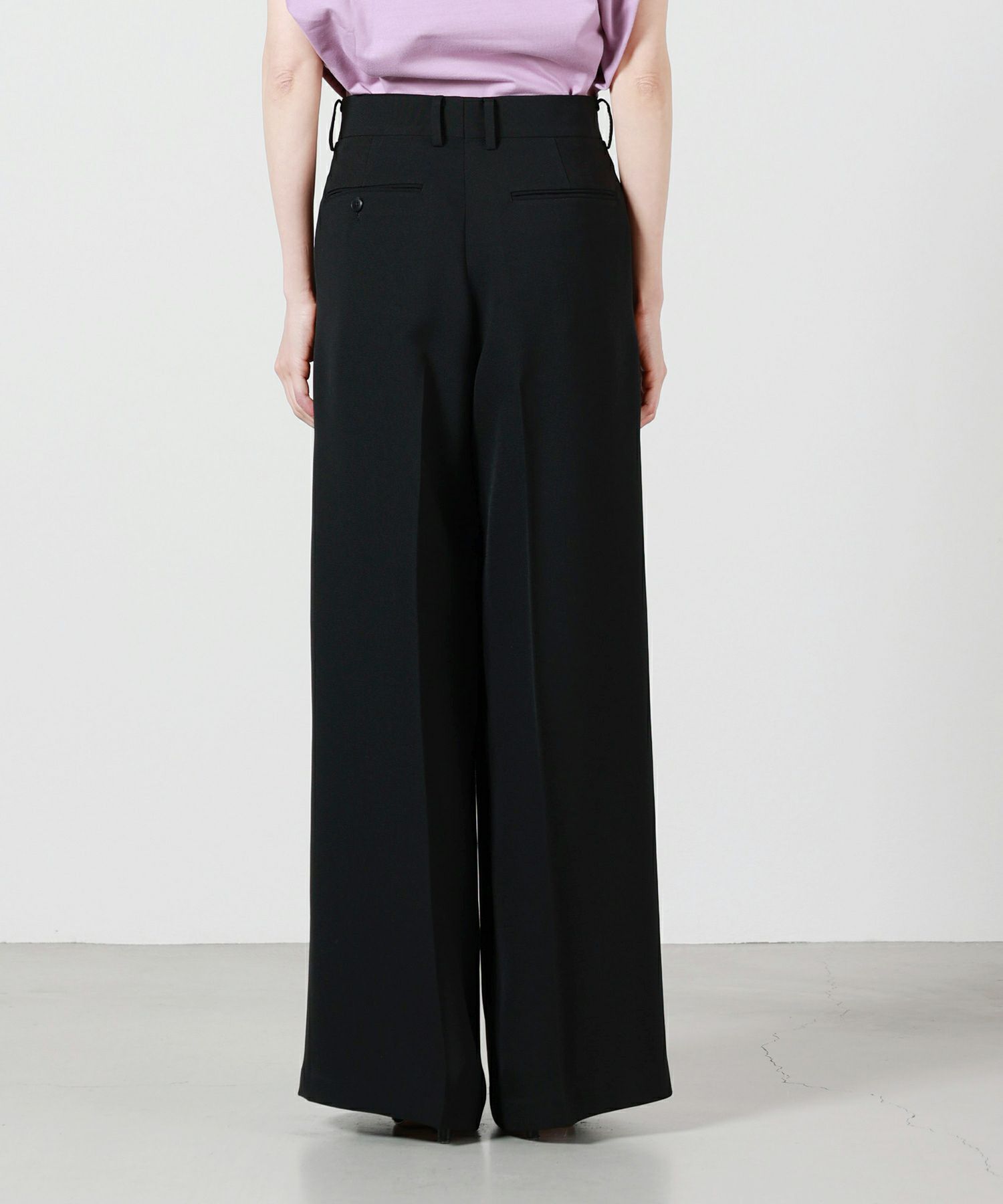 HYKE(ハイク)】 OXFORD WIDE LEG PANTS｜PARIGOT ONLINE（パリゴ  