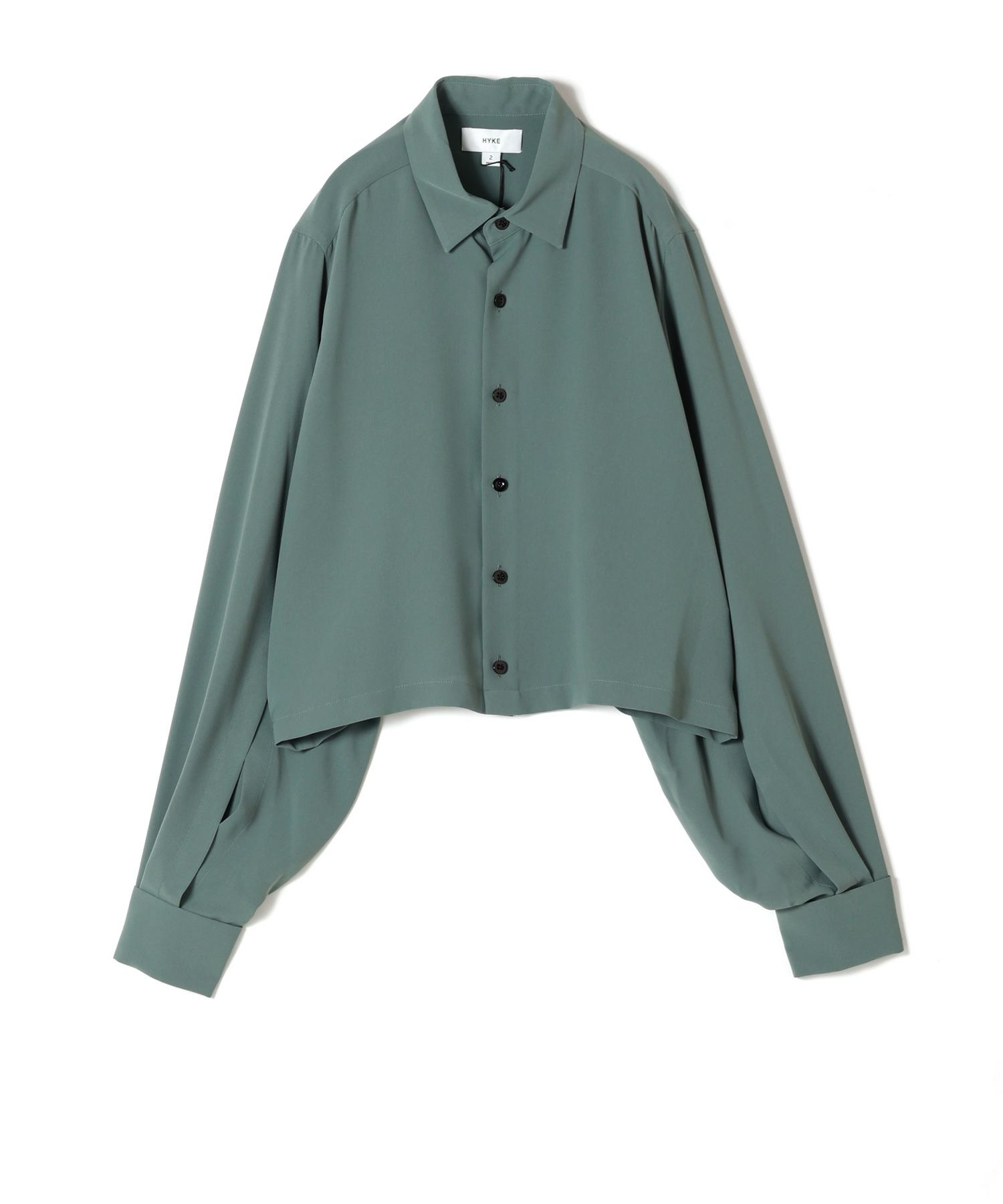 HYKE(ハイク)】 TAP CROPPED SHIRT｜PARIGOT ONLINE（パリゴオンライン）