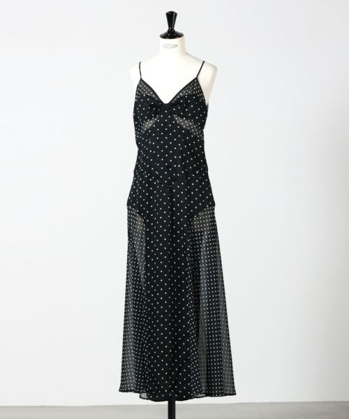 FETICO(フェティコ)】 SHEER COMBINED SLIP DRESS｜PARIGOT