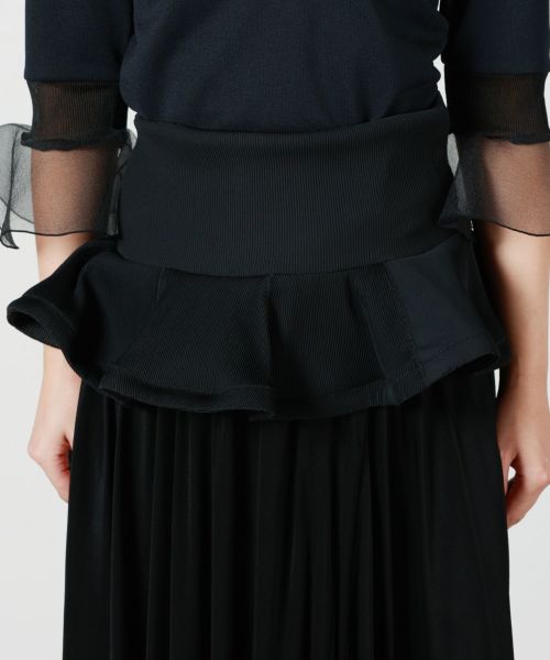 TOGA PULLA(トーガプルラ)】 ACETATE SMOOTH SKIRT｜PARIGOT