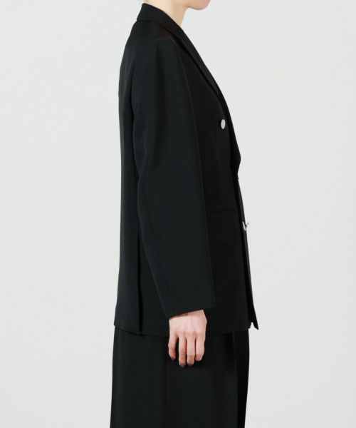 HYKE(ハイク)】 OXFORD DOUBLE-BREASTED BLAZER｜PARIGOT ONLINE