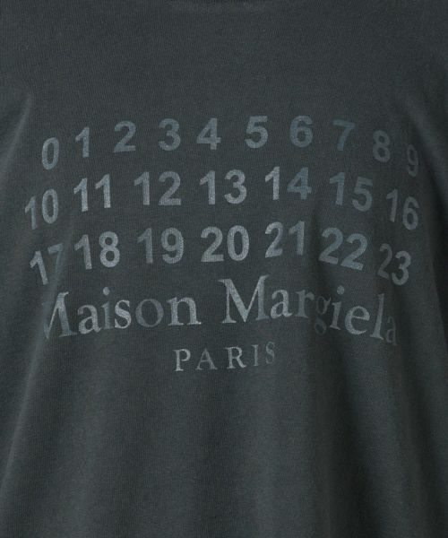 【送料無料】Maison Margiela 数字プリント Tシャツ Maison Margiela メゾンマルジェラ｜Numbered Logo T-Shirt