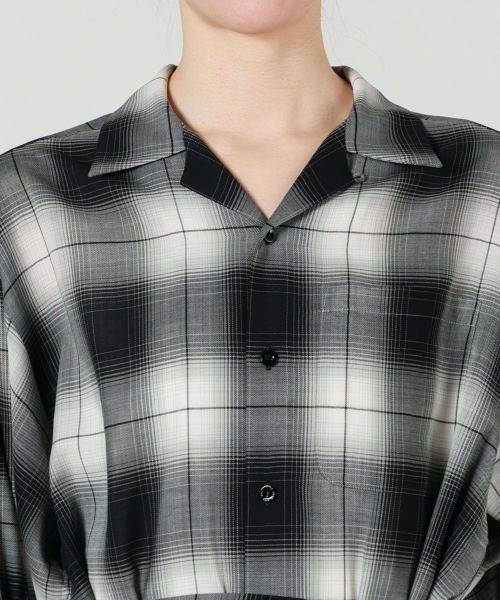 HYKE(ハイク)】 T/W OMBRE CHECK DRESS｜PARIGOT ONLINE（パリゴ