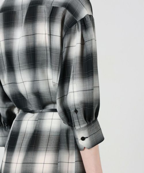 HYKE(ハイク)】 T/W OMBRE CHECK DRESS｜PARIGOT ONLINE（パリゴ