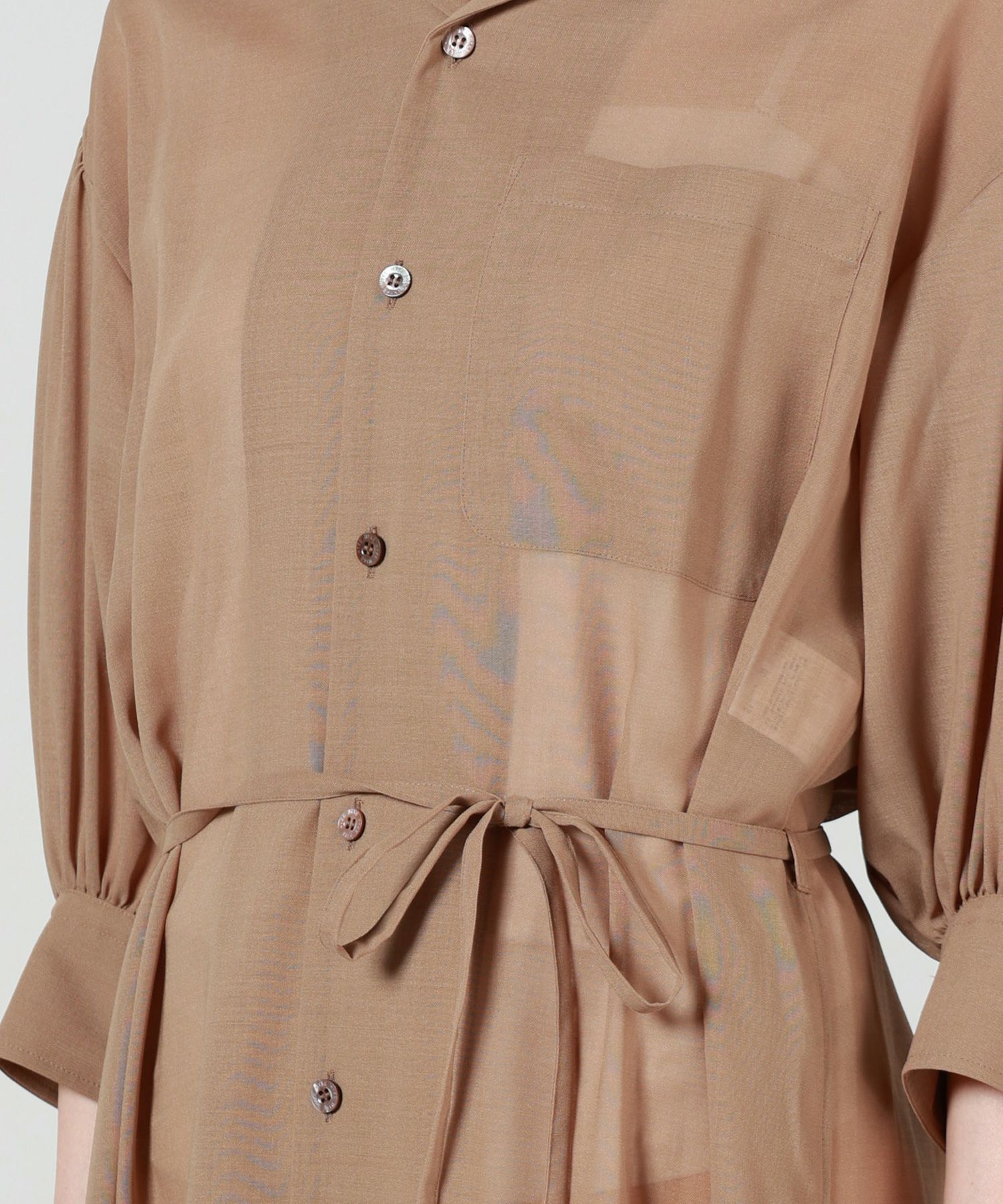 HYKE(ハイク)】 T/W VOILE BALLOON SLEEVE DRESS｜PARIGOT ONLINE