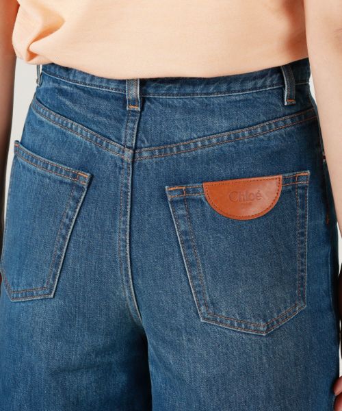 Chloe(クロエ)】 ワイドレッグデニムジーンズ｜PARIGOT ONLINE