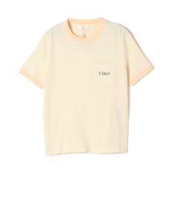 未使用 Chloeシャツ。 Chloe(クロエ)】 コットンジャージー製クルーネック ロゴTシャツ