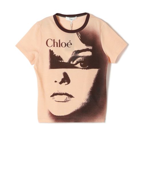 【クロエ】 Tops - T-shirts & Jerseys Tシャツ・カットソー Chloé Fitted T Shirt In Cotton Jersey in Cedar green | Chloé US