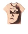 Chloe(クロエ)】 コットンジャージー製クルーネック ロゴTシャツ