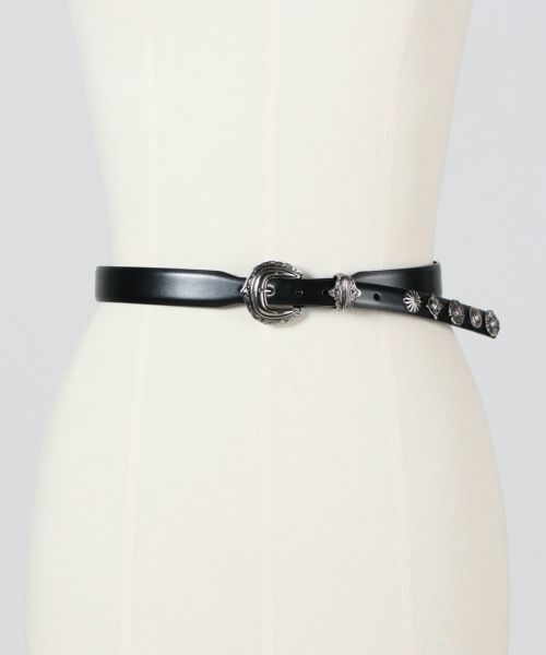 TOGA VIRILIS(トーガ ビリリース)】 MOTIF LEATHER BELT