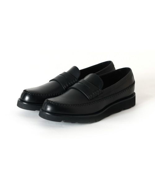 26cm Marbot マルボー MOCCASIN LOAFER BLACK