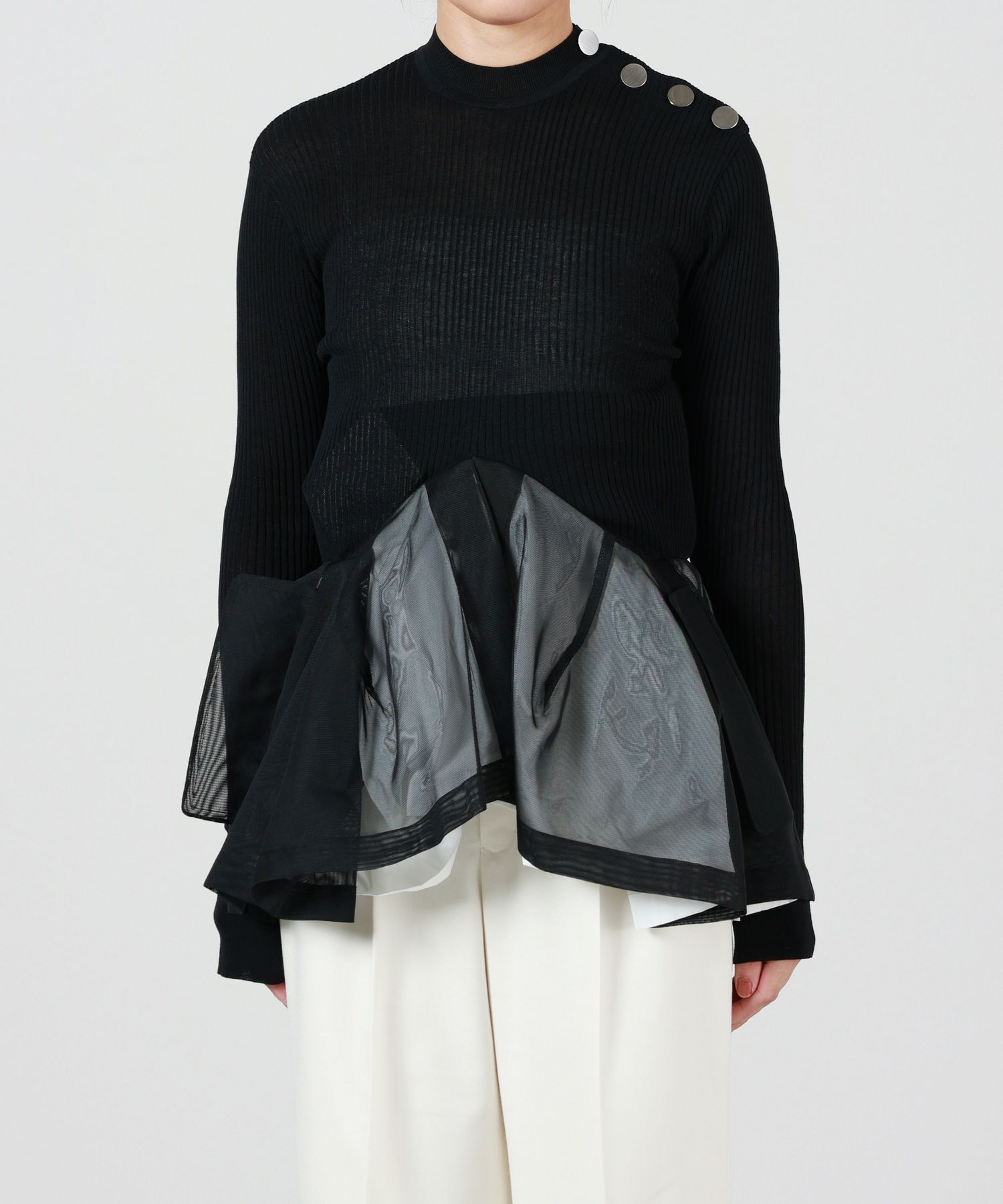 TOGA PULLA(トーガプルラ)】 RIB KNIT PULLOVER｜PARIGOT ONLINE 