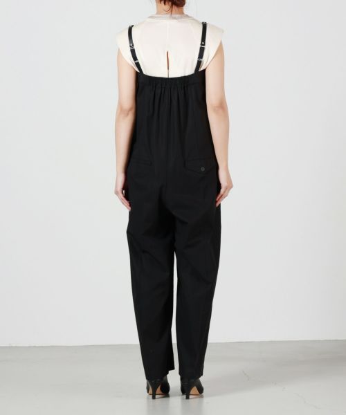 TOGA PULLA(トーガプルラ)】 HIGH TWIST TWILL JUMPSUIT