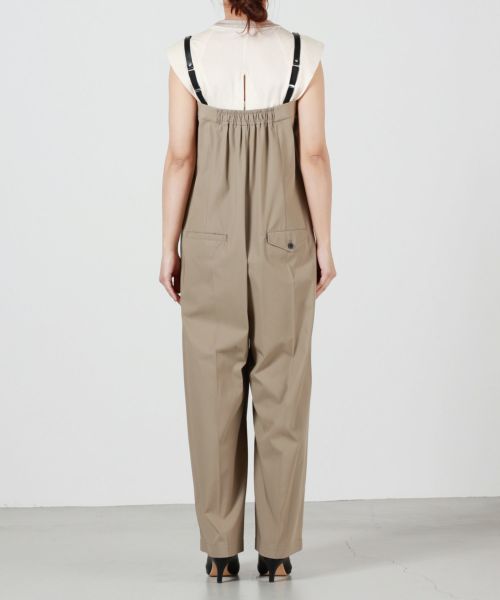 TOGA PULLA(トーガプルラ)】 HIGH TWIST TWILL JUMPSUIT